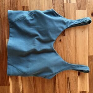 Gilly Hicks Blue Stretch Round Neck Sleeveless Tank – Size M